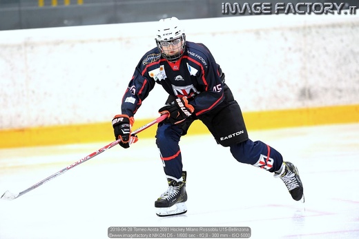 2018-04-28 Torneo Aosta 2091 Hockey Milano Rossoblu U15-Bellinzona